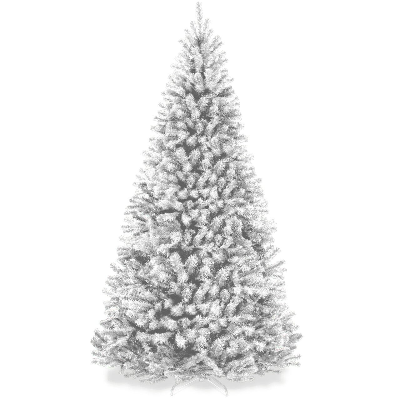 Best Choice Products Artificial Christmas Tree, Premium Unlit Spruce Design, Dense Branches – White Spruce